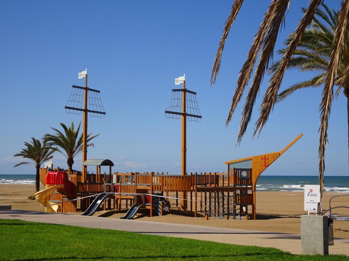 Mar Del Est Gandia - Alquiler Solo A Familias Daire Playa de Gandia Dış mekan fotoğraf